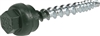 117907 Roofing Screw, #10 Thread, 1 in L, 125 PK